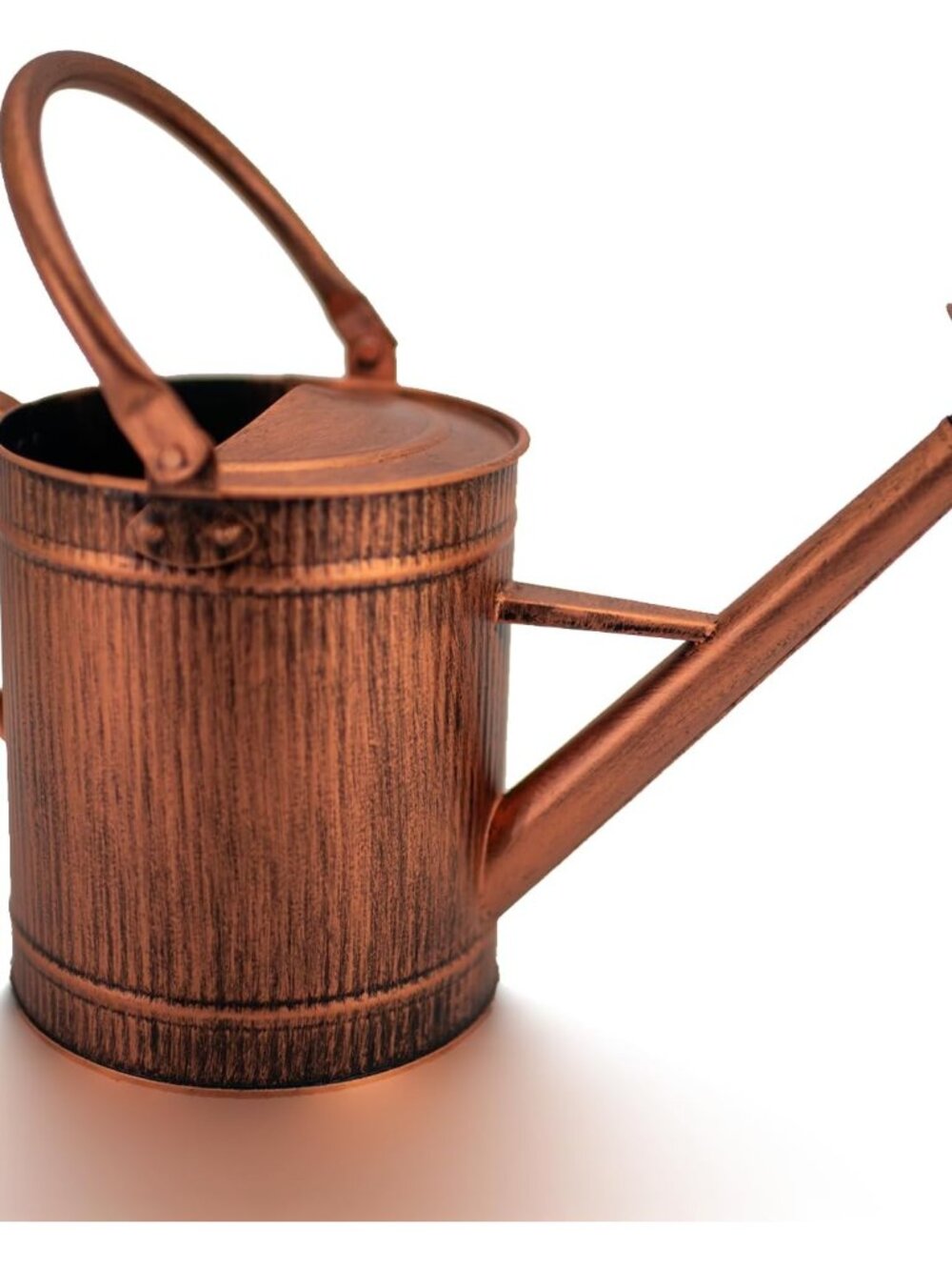 1 Gallon Copper Metal Watering Can, Removable Spout